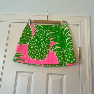 Lilly Pulitzer Pink Pout Flemenco Mini Skirt